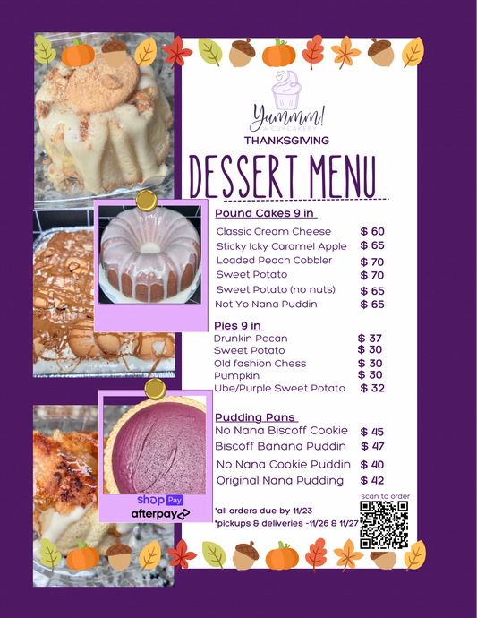 Currently Accepting Thanksgiving PreOrders!