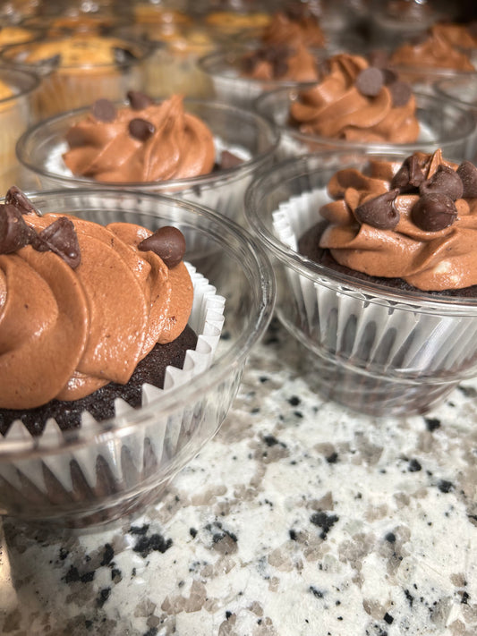 1 Dozen - Triple Chocolate Cupcakes