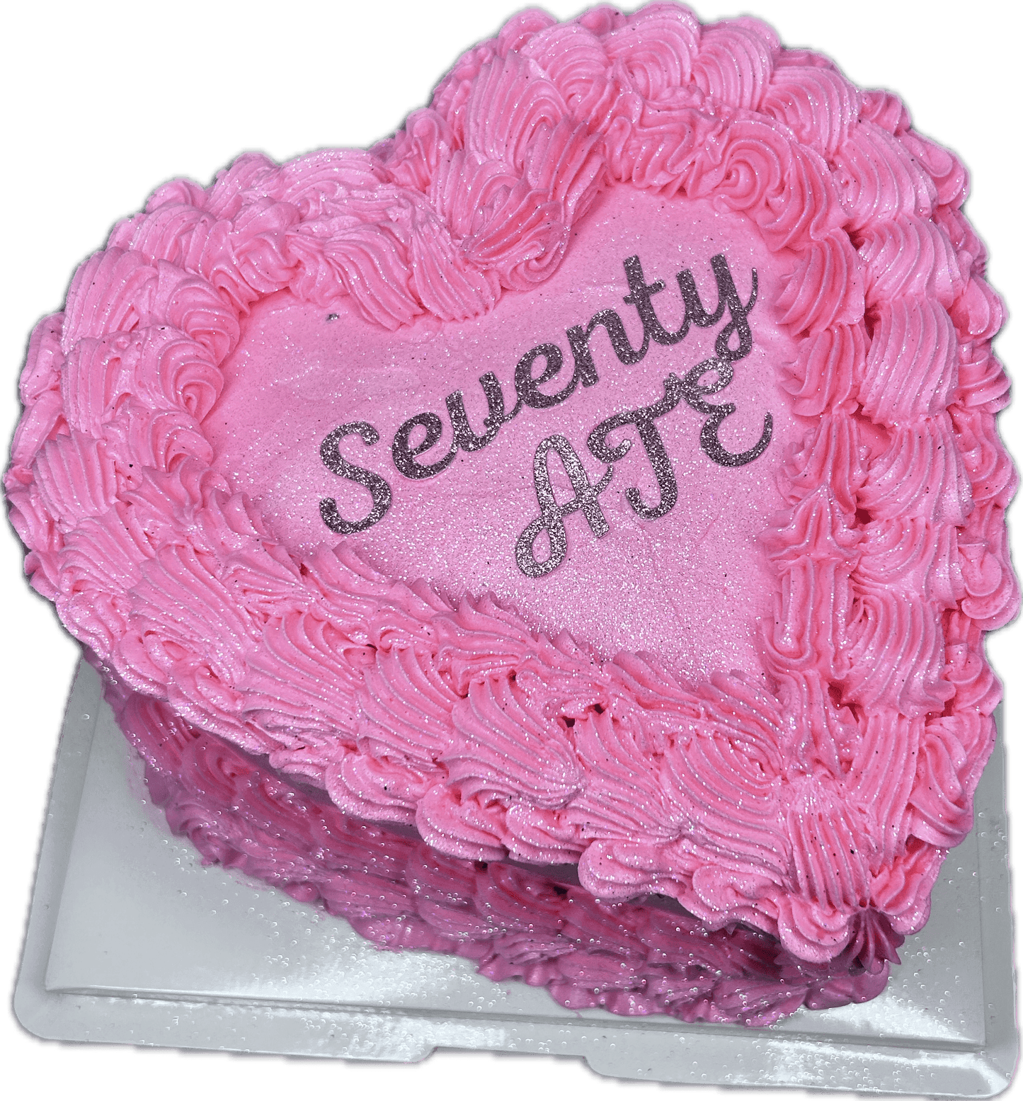6in Heart Celebration Cake - YUMMM! A Cupcakery