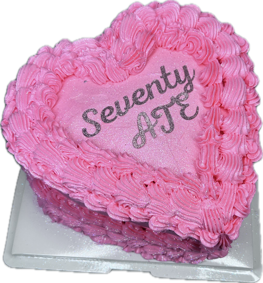 6in Heart Celebration Cake