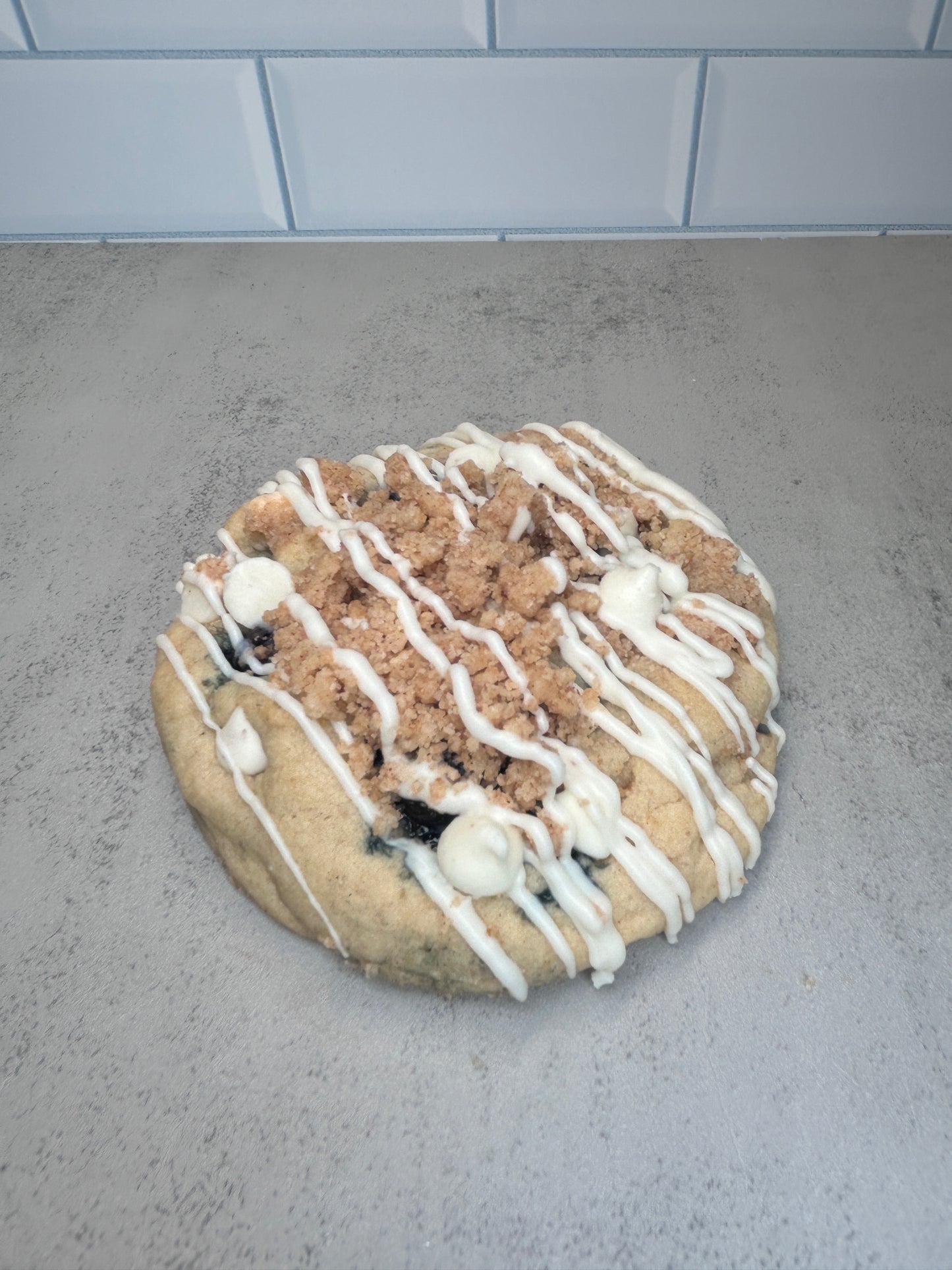 Blueberry Crumb Cookies