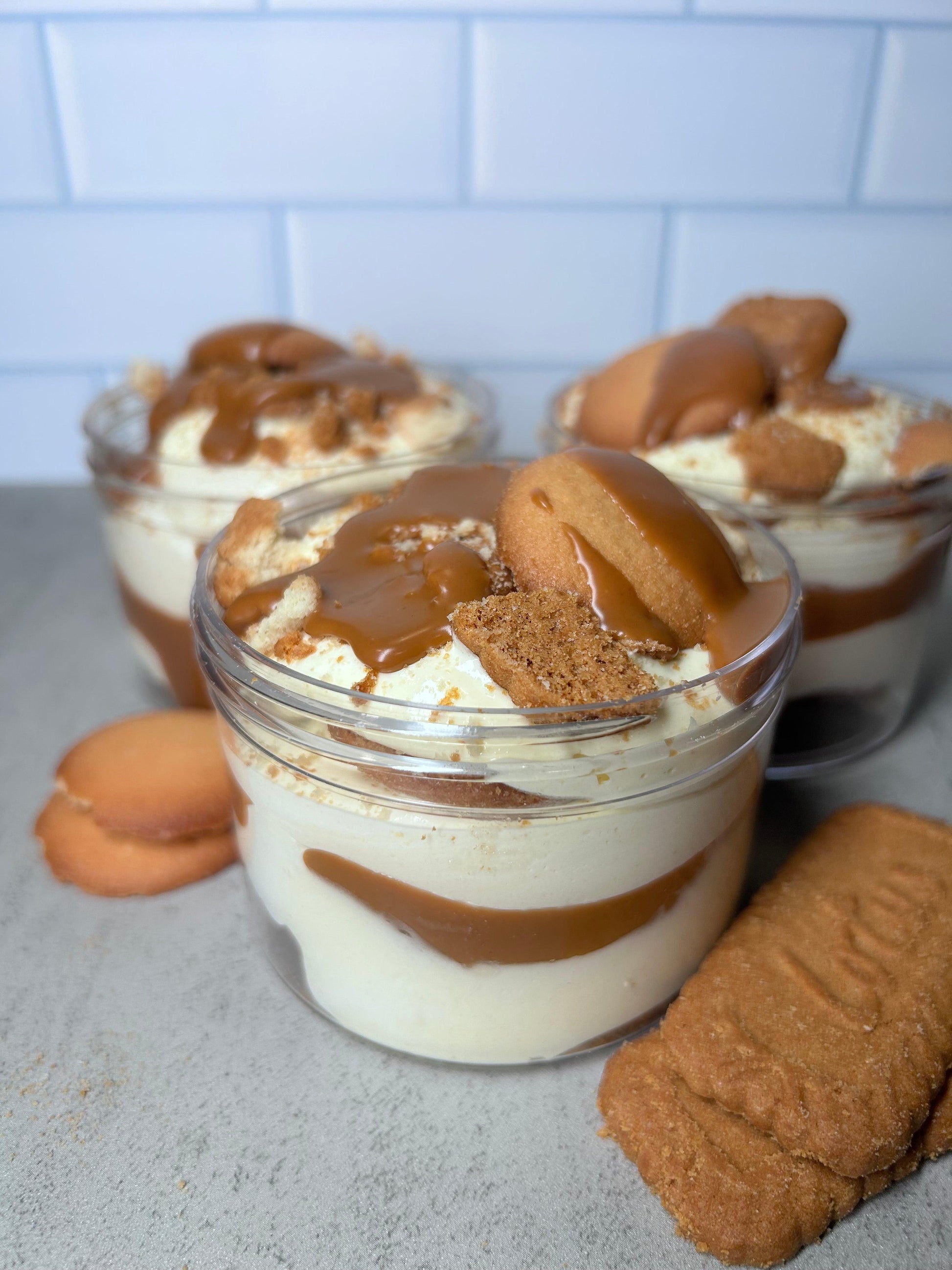 No Nana Biscoff Cookie Puddin’ - YUMMM! A Cupcakery