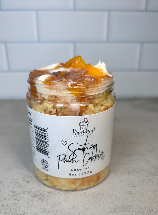Southern Peach Cobbler- YUMMM Cake Jar