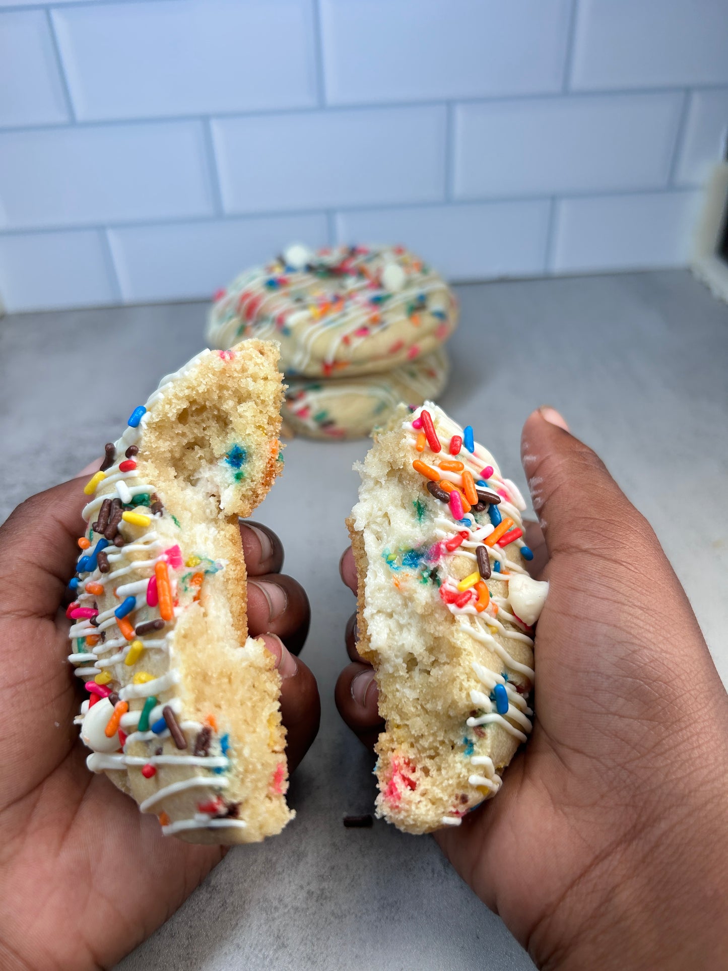 Birthday Cake Gourmet Cookie