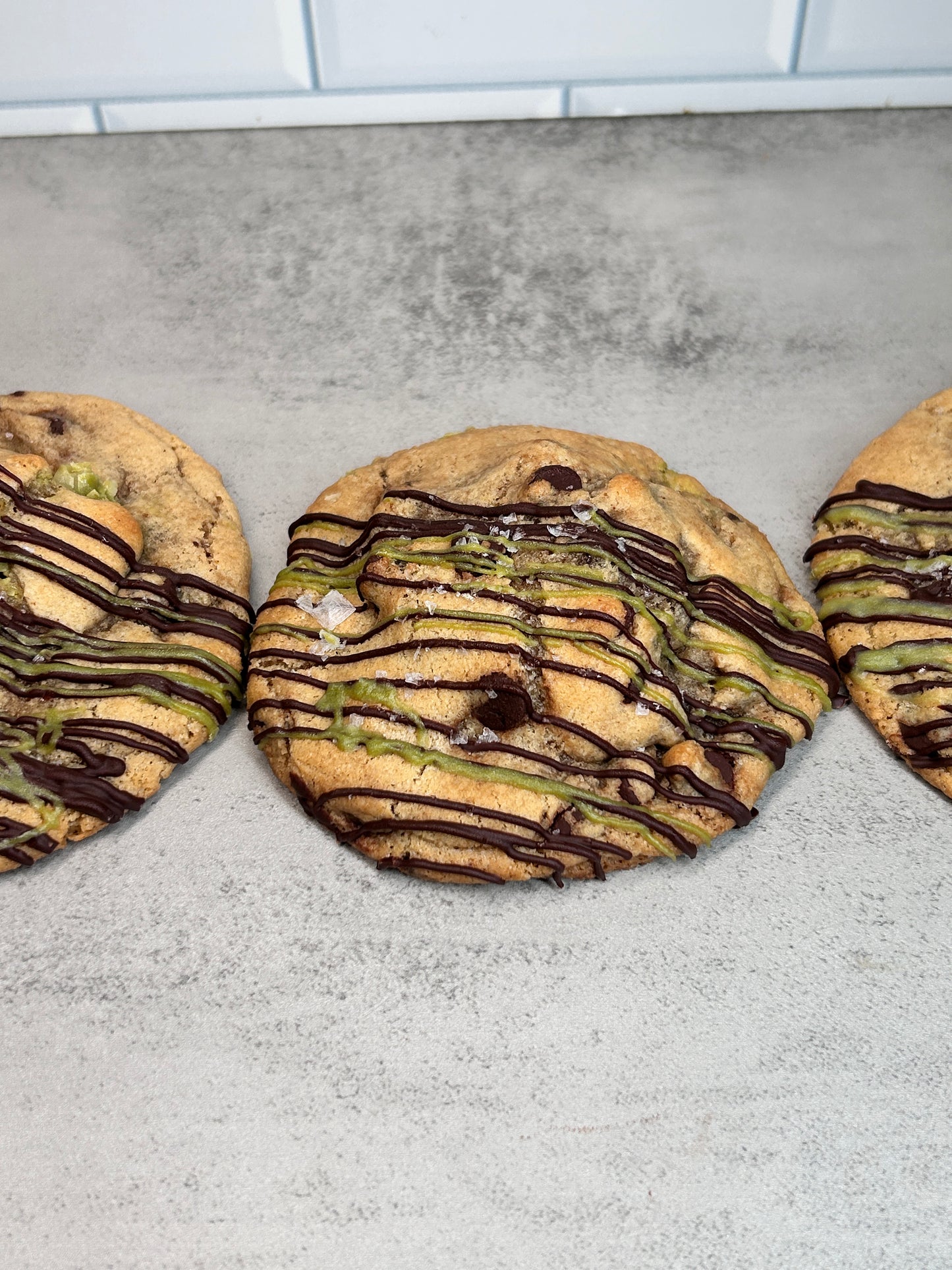 Dubai Chocolate Chip Cookies