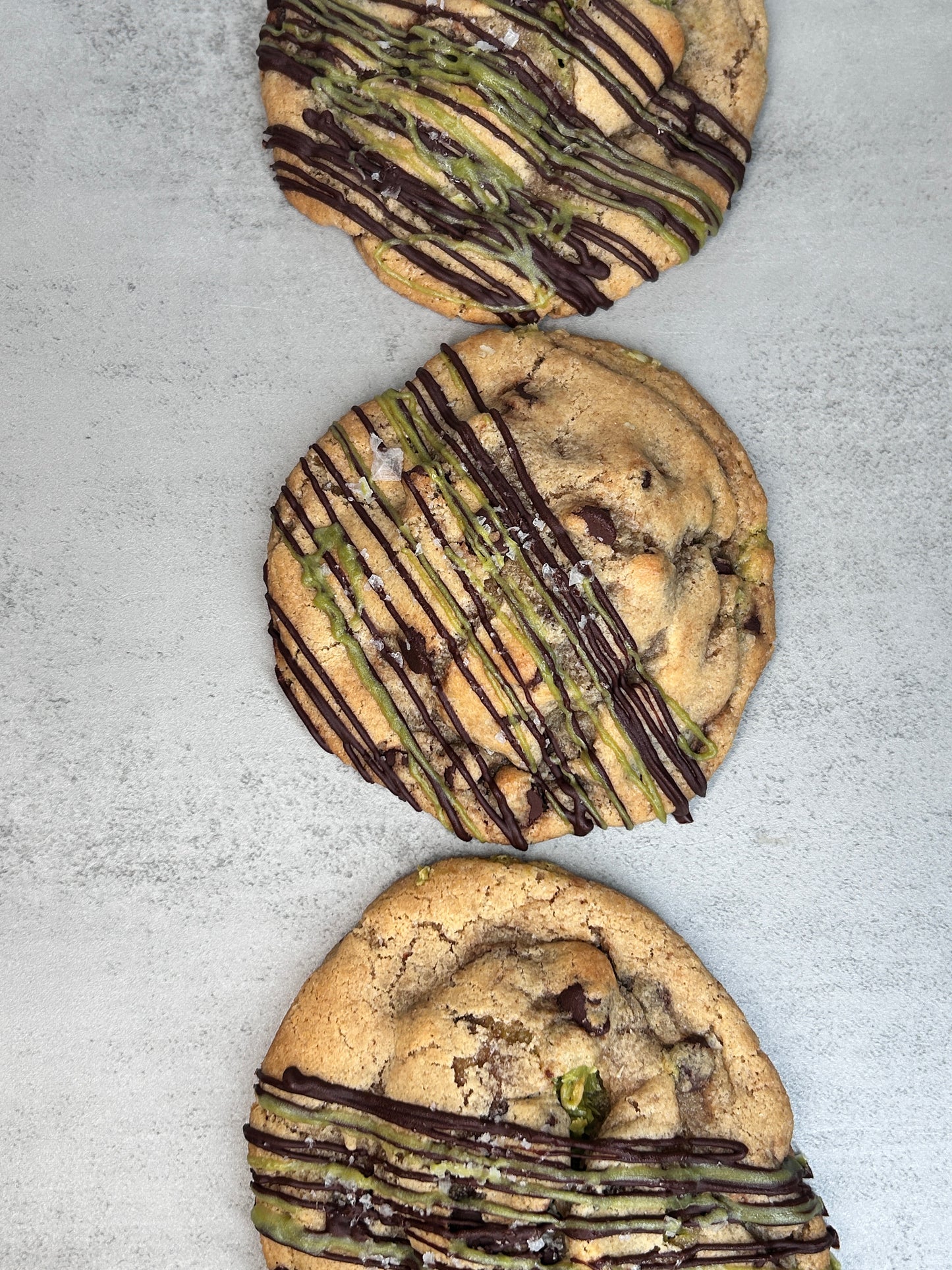 Dubai Chocolate Chip Cookies