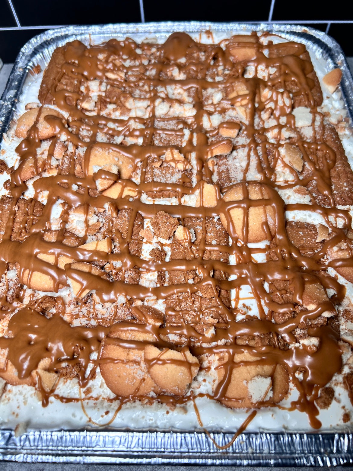 No Nana Biscoff Cookie pudding pan - Yummm A Cupcakery Thanksgiving